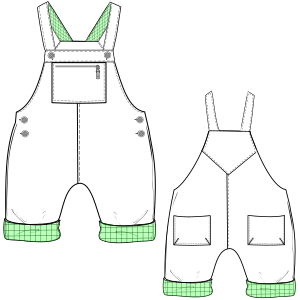 Fashion sewing patterns for BABIES One-Piece Body suit 6020
